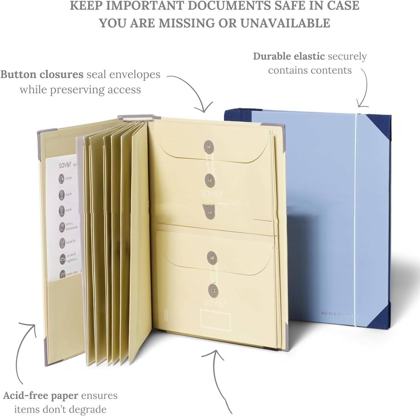 Sliding Wallet File Organ Storage File Folder Loose Leaf