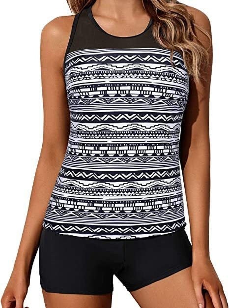 Seaside Vacation One-piece Bikini Women's Three-point Swimsuit Women