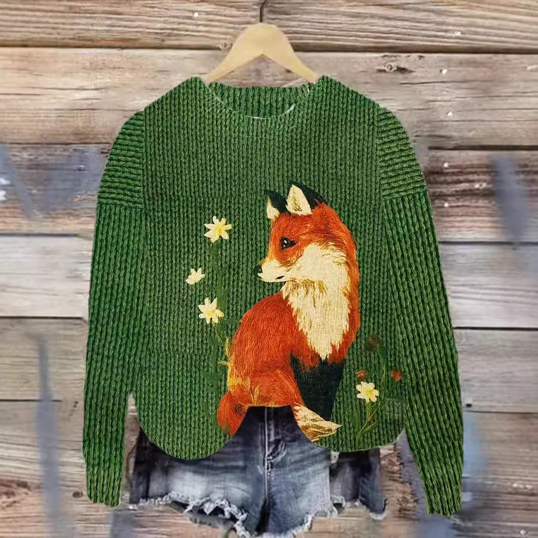 Men's 3D Printed Warm Leisure Winter Sweater