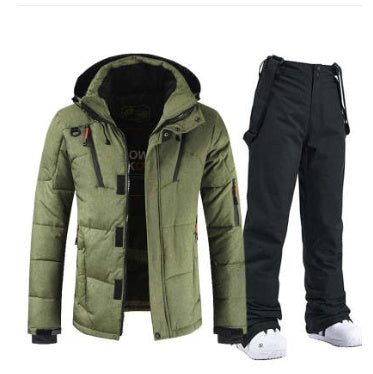 Men's Down Jacket Short Outdoor Sports Slim Fit Hoodie