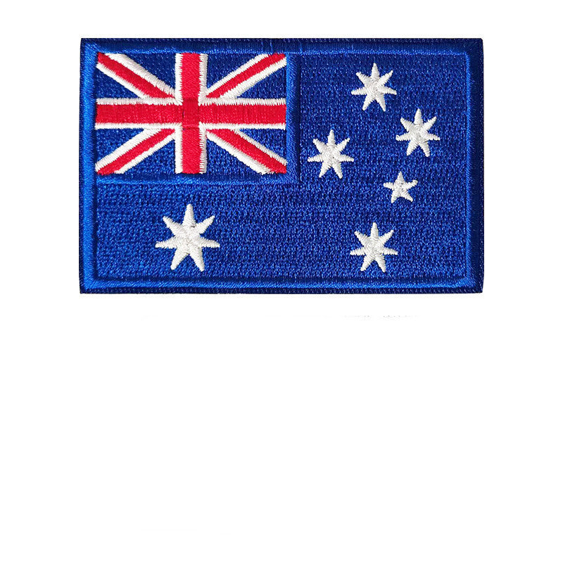 Embroidered National Flag Armband Hat Patch