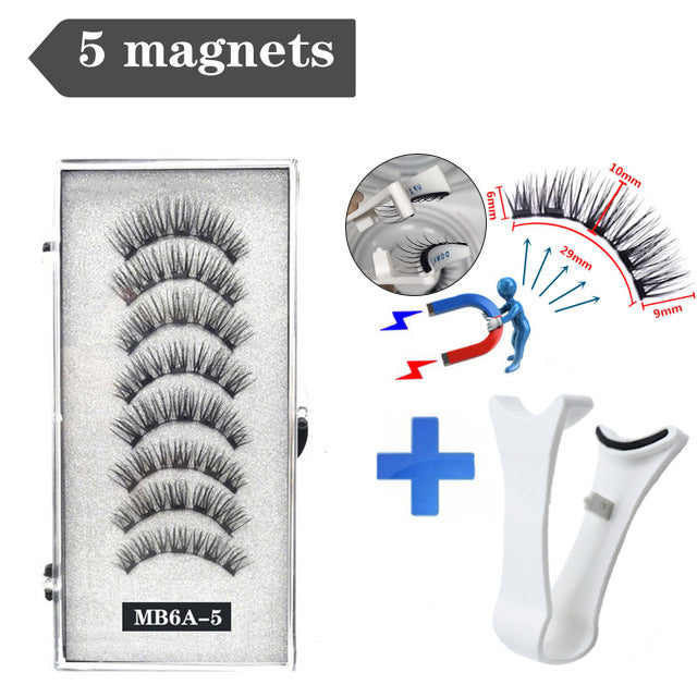 Magnetic 3D Magnetic Eyelash Natural Curling Super Soft