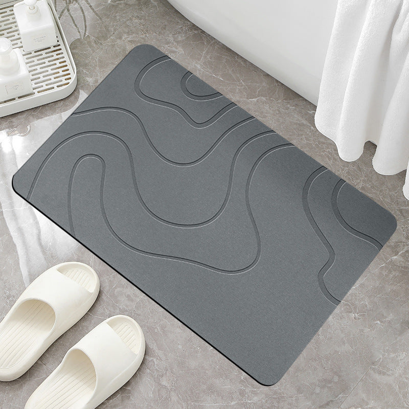 Diatom Mud Absorbent Pad Bathroom Mats Non-slip