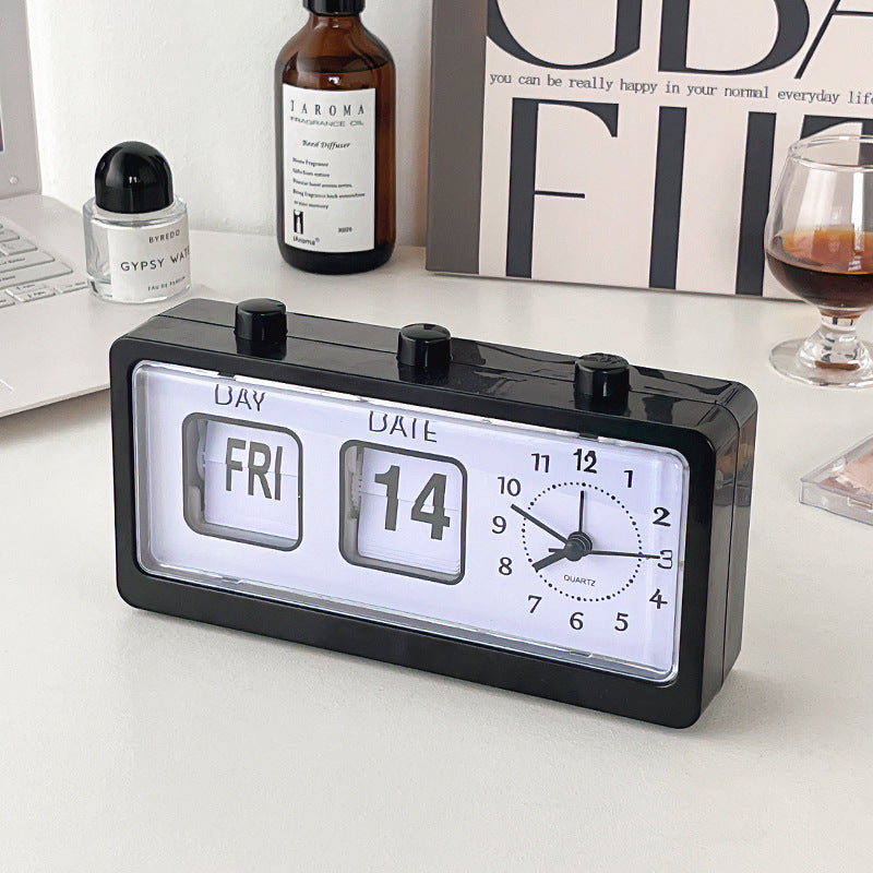 Desk Alarm Clock Decompression Ring Manual