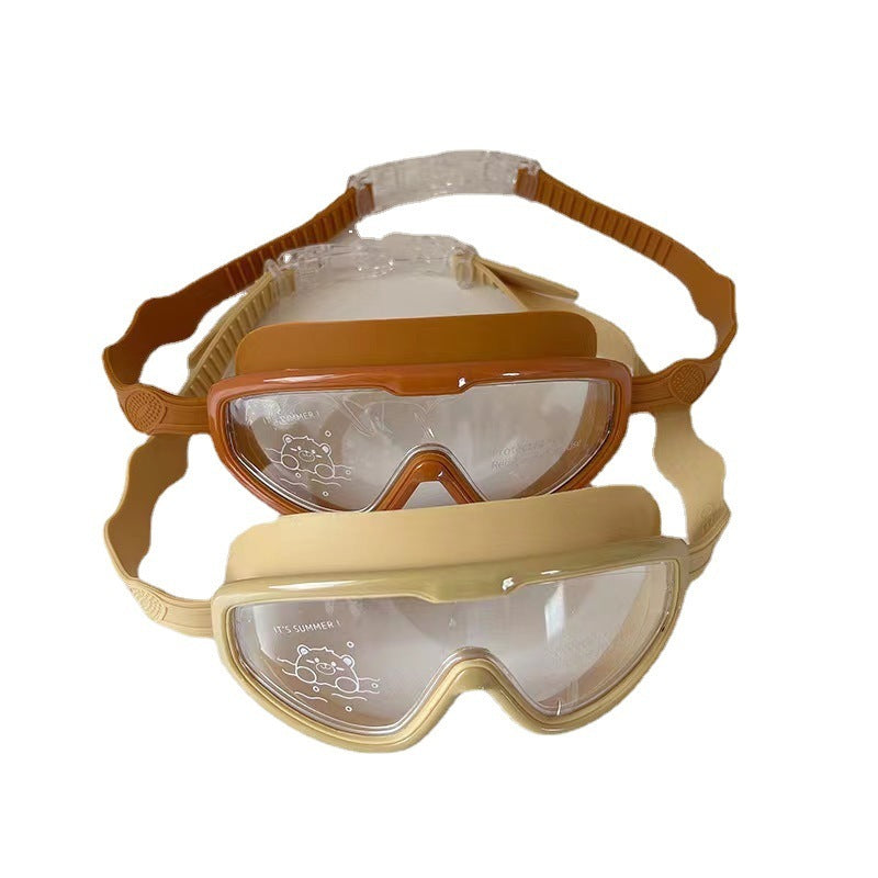 Children's Large-frame Swimming Goggles Waterproof