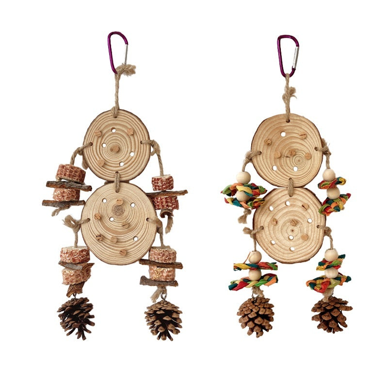 Bird Toys Tear And Relax Pineapple Decorative Pendant