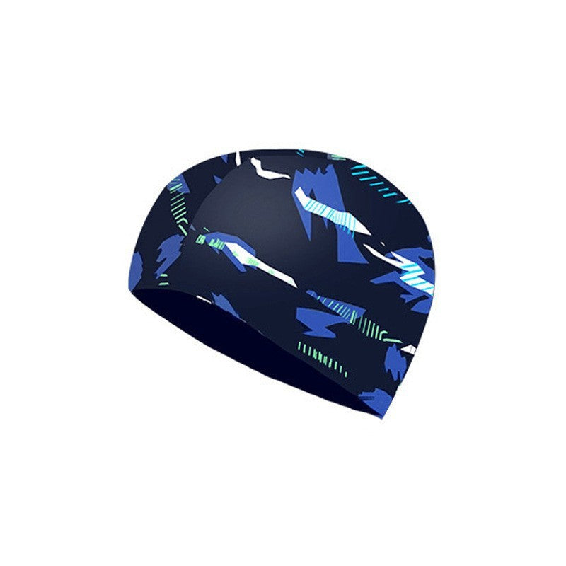 Comfortable Fit Cloth Waterproof Swimming Cap