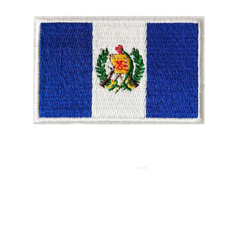 Embroidered National Flag Armband Hat Patch
