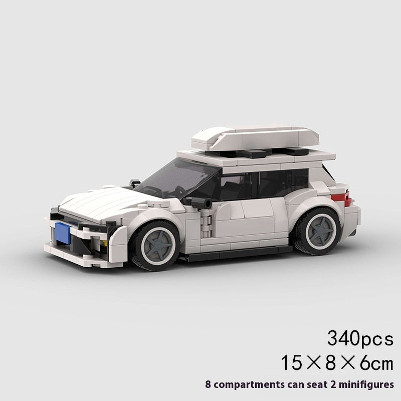 Small Particle Moc City Vehicle Race Model Puzzle