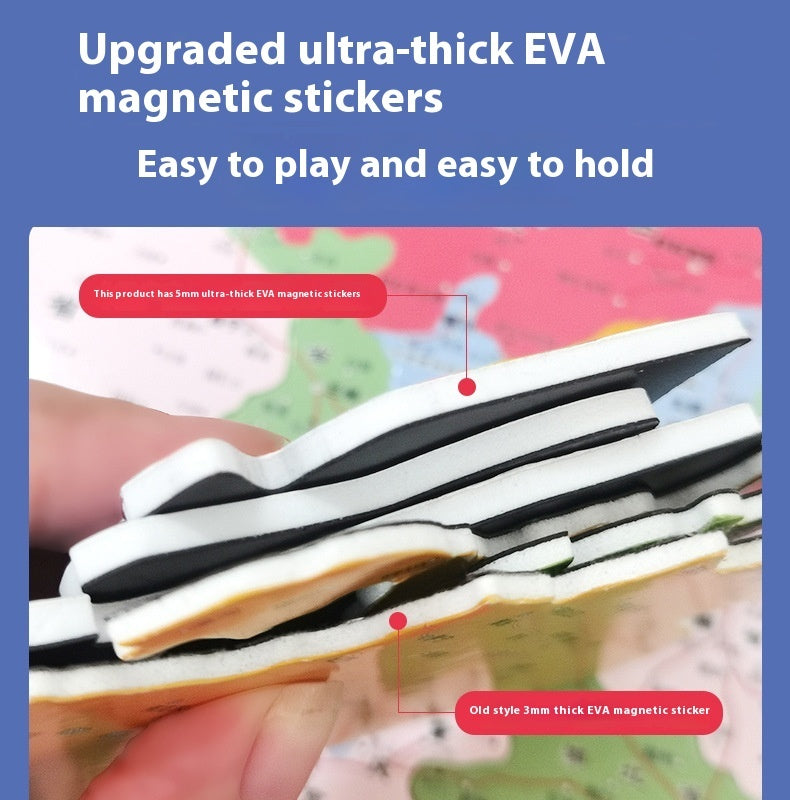 Beidou China Map New Magnetic Junior High School And Elementary School Students