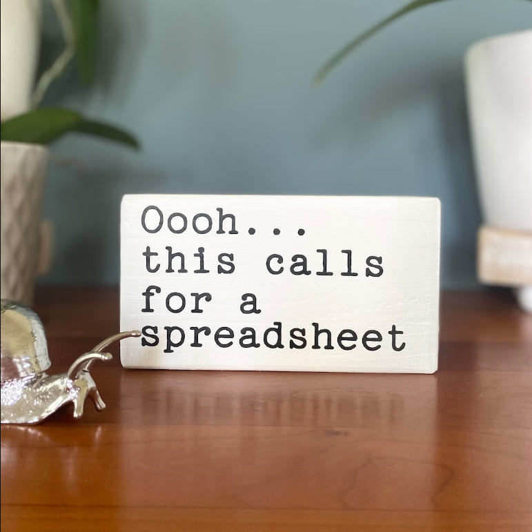 English Letters Desktop Ornaments