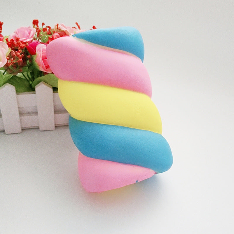 Slow Rebound Cotton Candy Compressable Musical Toy