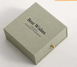 Lotus Pattern Drawer Jewelry Box Necklace Jewelry