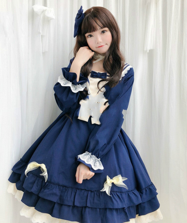 Dress long sleeve dress