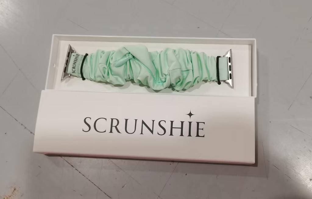 Scrunchie Watch With Pocket  Hidden Zipper Pocker