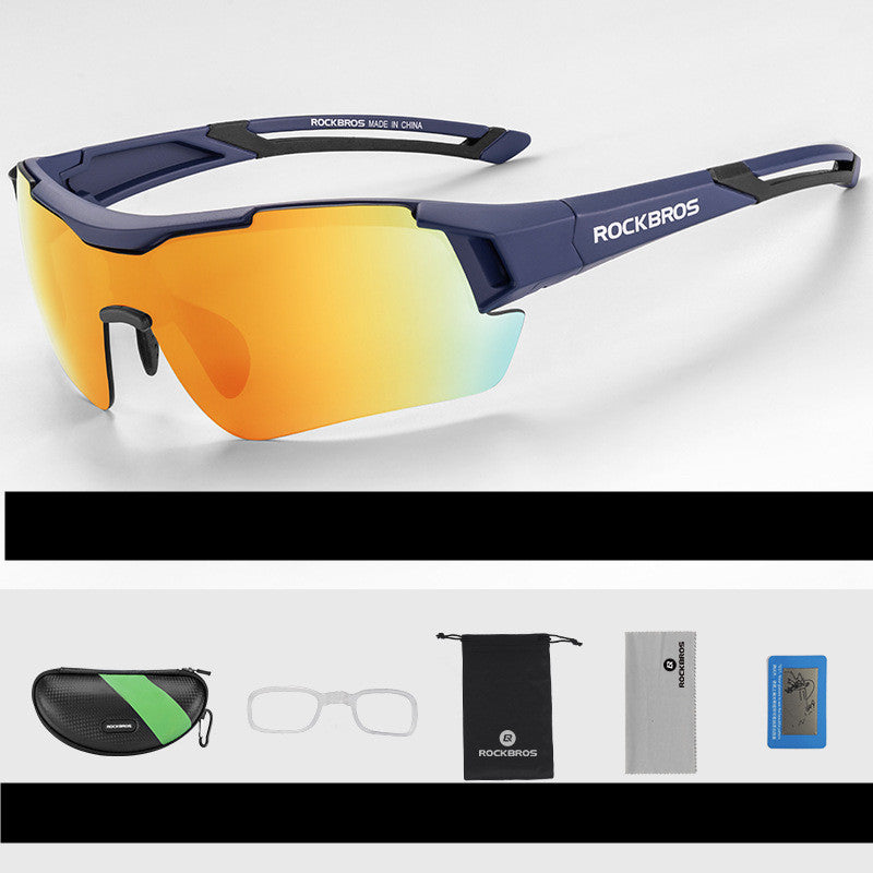 New Cycling Glasses Polarized Color Changing Windproof Myopia Running Sports