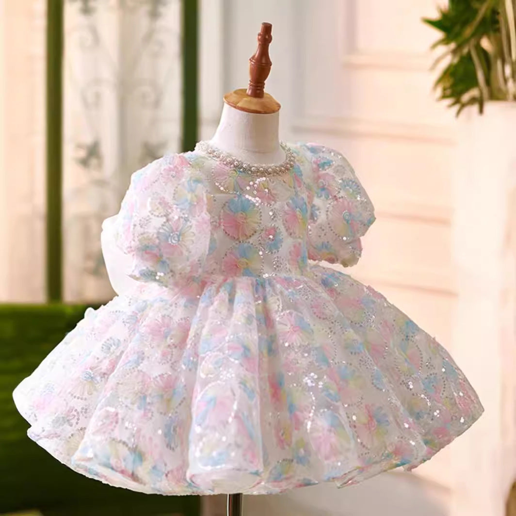 Princess Dress Light Luxury Minority High-end Flower Birthday Host Pettiskirt