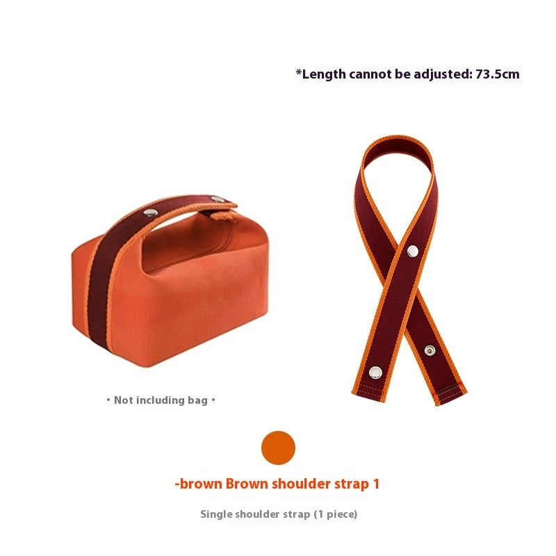 Wash Bag, Armpit Canvas Shoulder Strap, Inner Liner Accessories