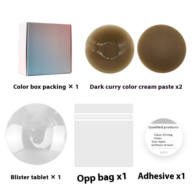 Anti Glare And Traceless Solid Silicone Nipple Patch