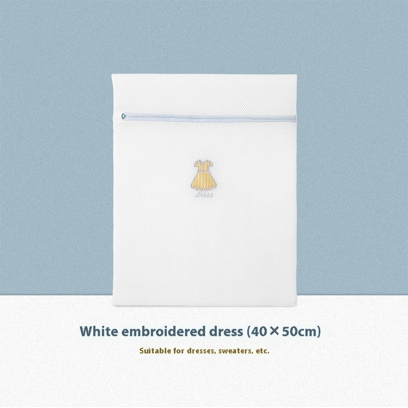 Sandwich Embroidery Thickening Laundry Net Bag Underwear Bra Laundry Protection Bags