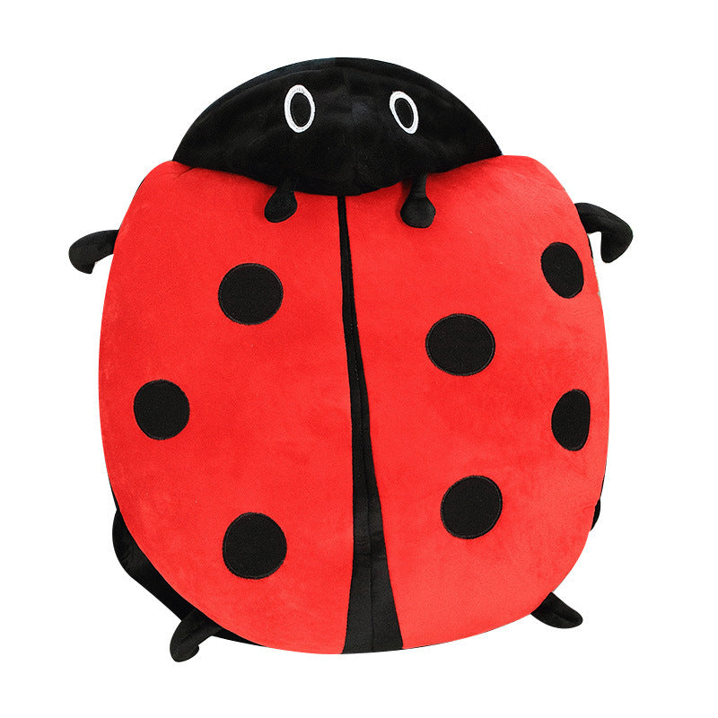 Wearable Ladybug Beetle Throw Pillow