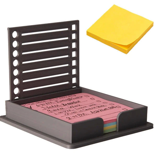 Sticky Notes Template Storage Plastic Box
