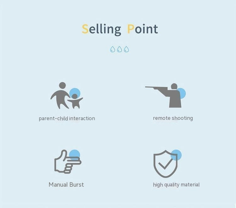 Water Gun Toy New Automatic Continuous Hair Children Automatic Water Spray