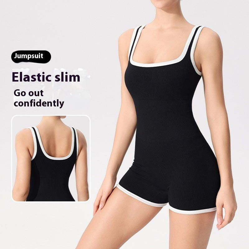 Yoga Jumpsuit Women's Seamless Fitness Sports Jumpsuit