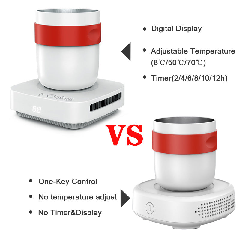 Intelligent heating cup and fast cooling cup