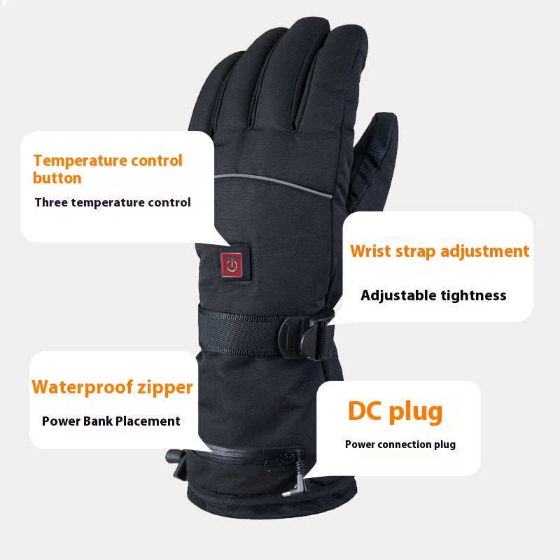 Men's And Women's Thick Outdoor Skiing And Cycling Gloves