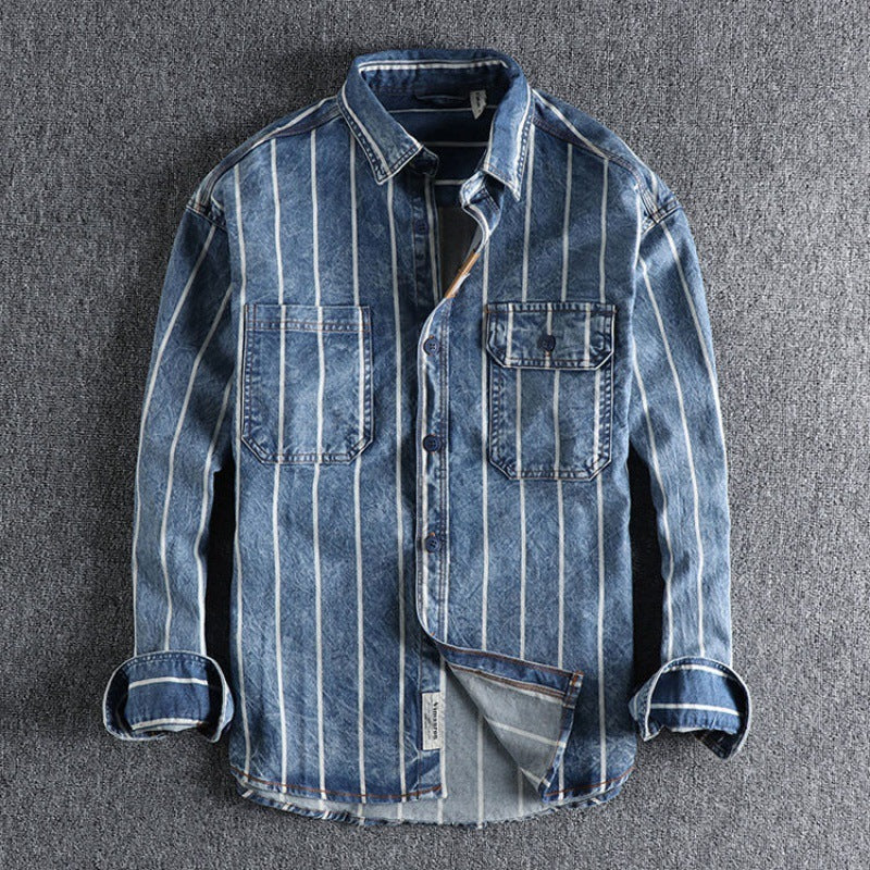 Men's Tooling Style Shirt Coat