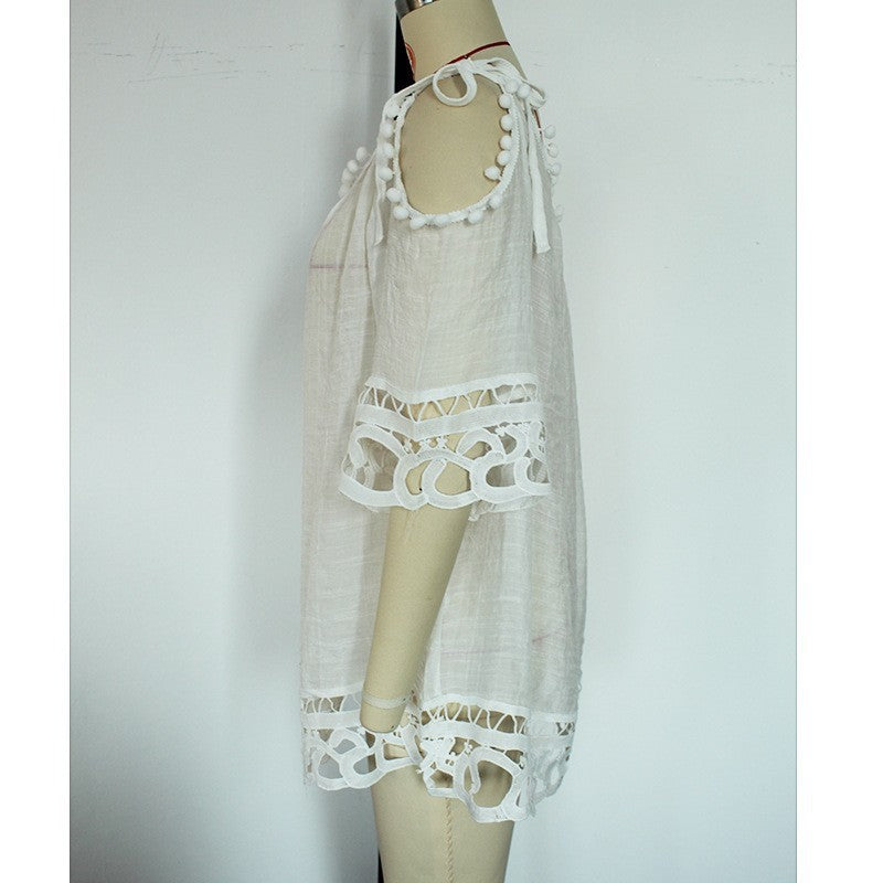 Loose Casual Vacation Beach Sun Protection Suit Swimsuit Cover Up