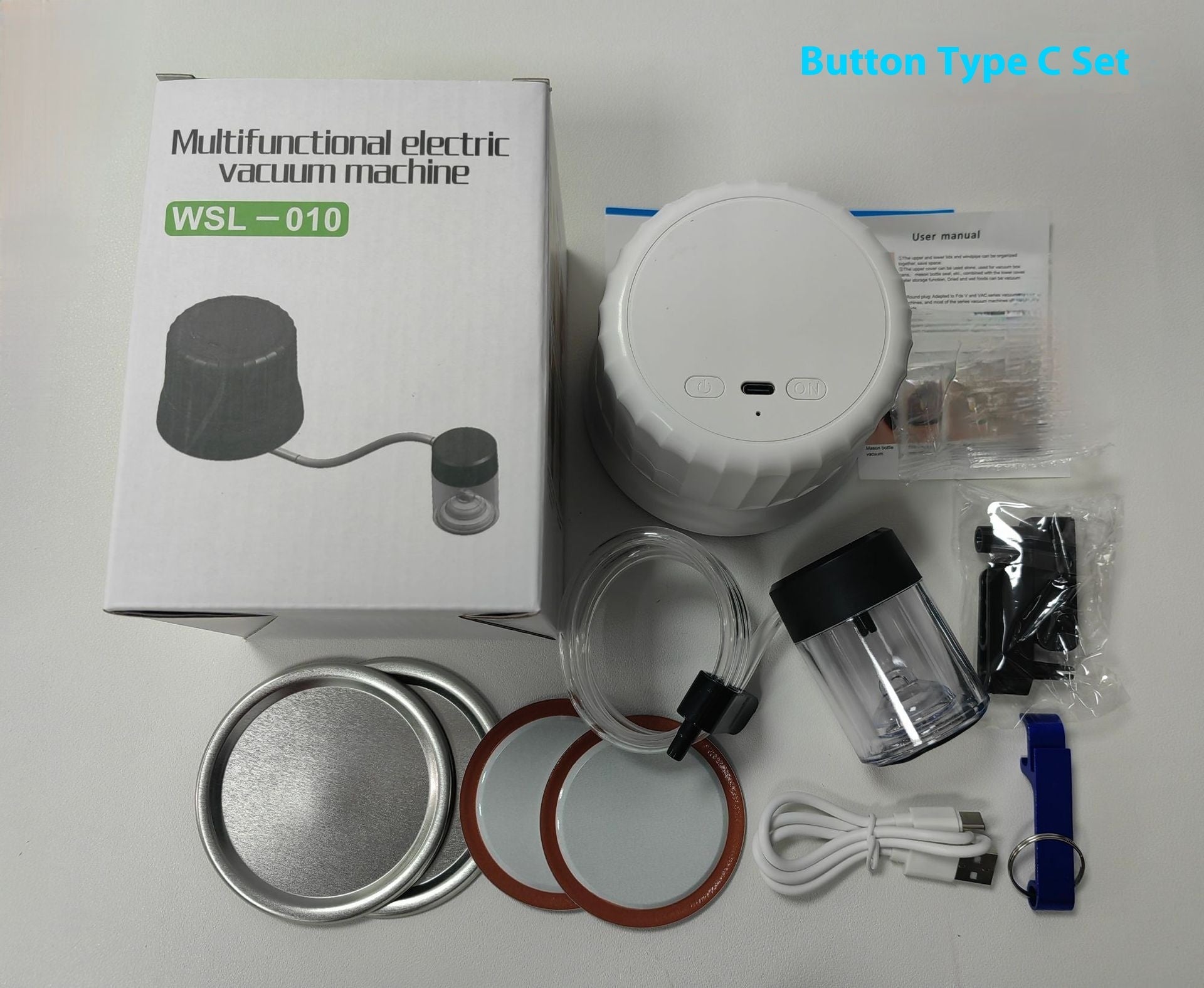 Electric Mason Jar Vacuum Sealing Machine Automatic Integrated