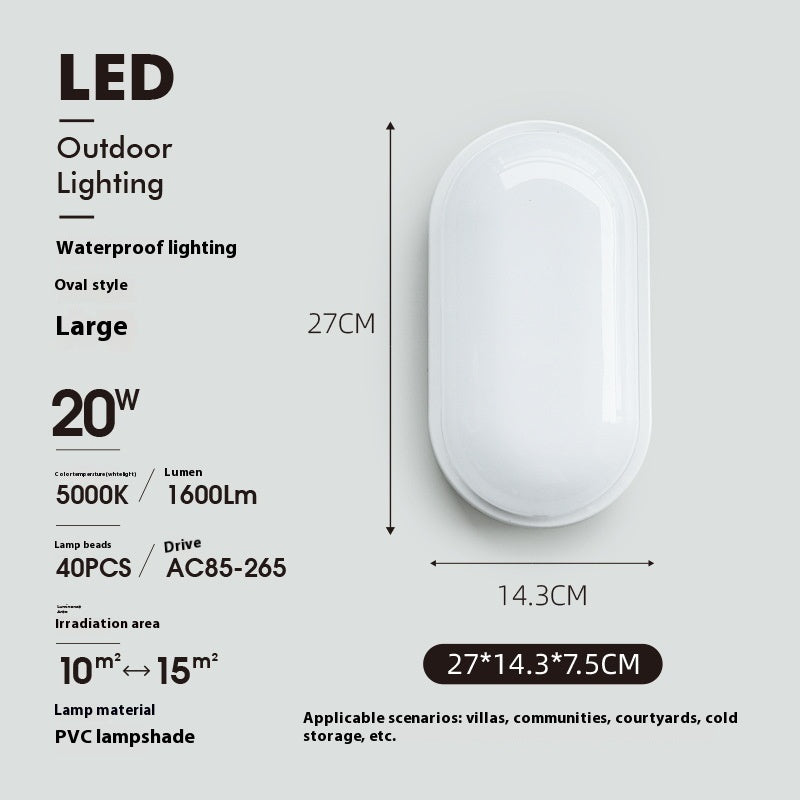 Super Bright Outdoor Waterproof Wall Lamp Aisle Corridor Balcony