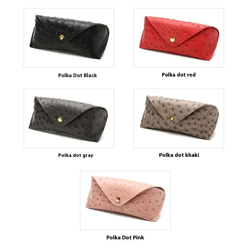 Soft Leather Case Sunglasses Storage