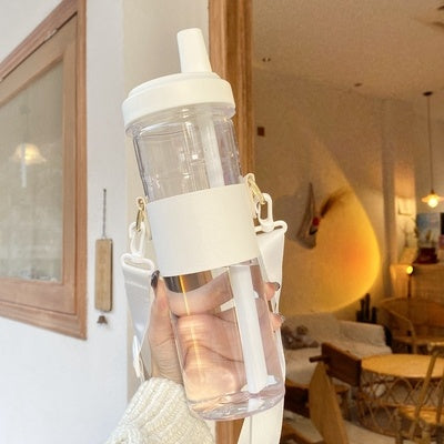 Milk Tea Cup With Straw For Women Simple And Portable