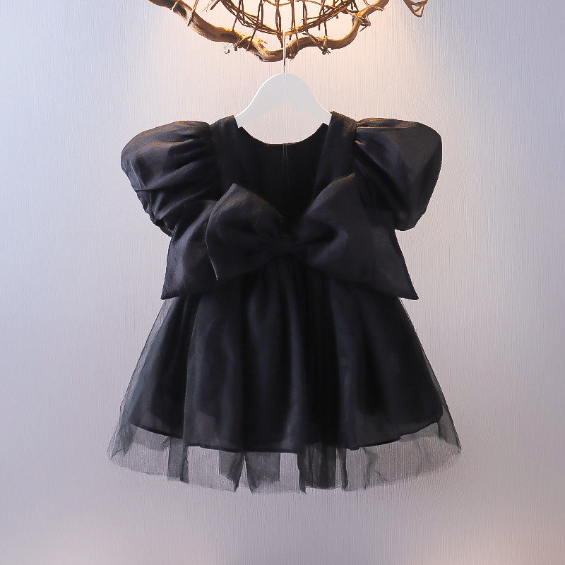 Korean Children Big Bow Dress