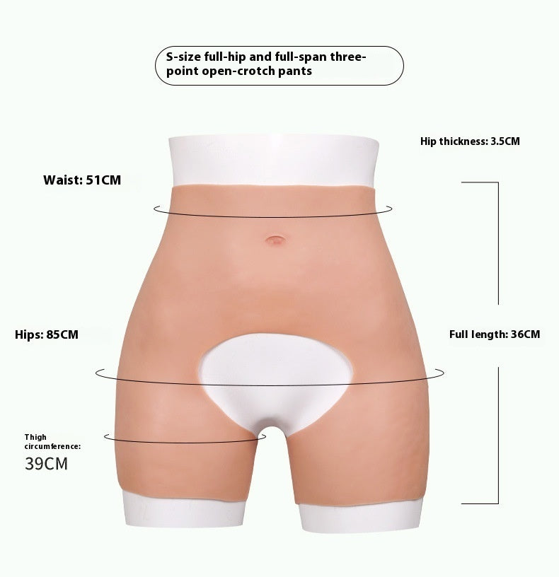 Female Creative Versatile Silicone Full Hip Shorts