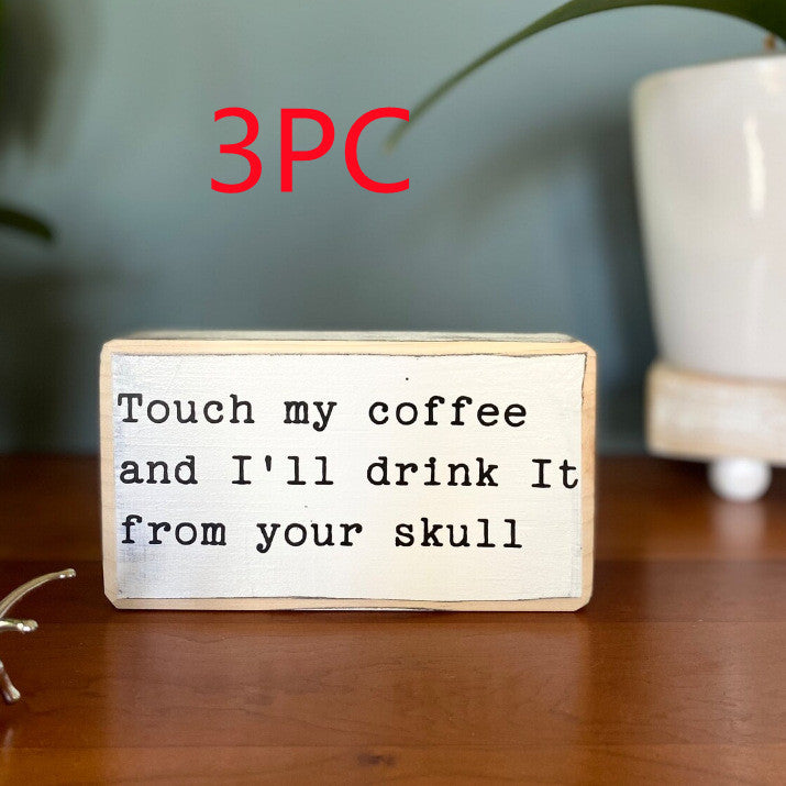 English Letters Desktop Ornaments