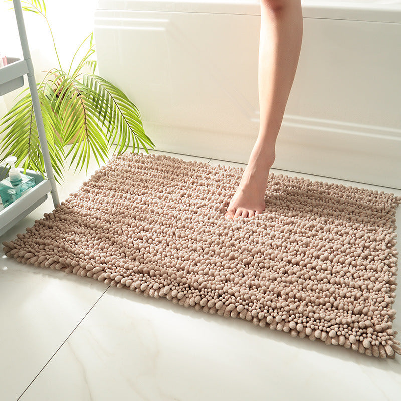 Floor Mat Bathroom Chenille Thickened Non-slip