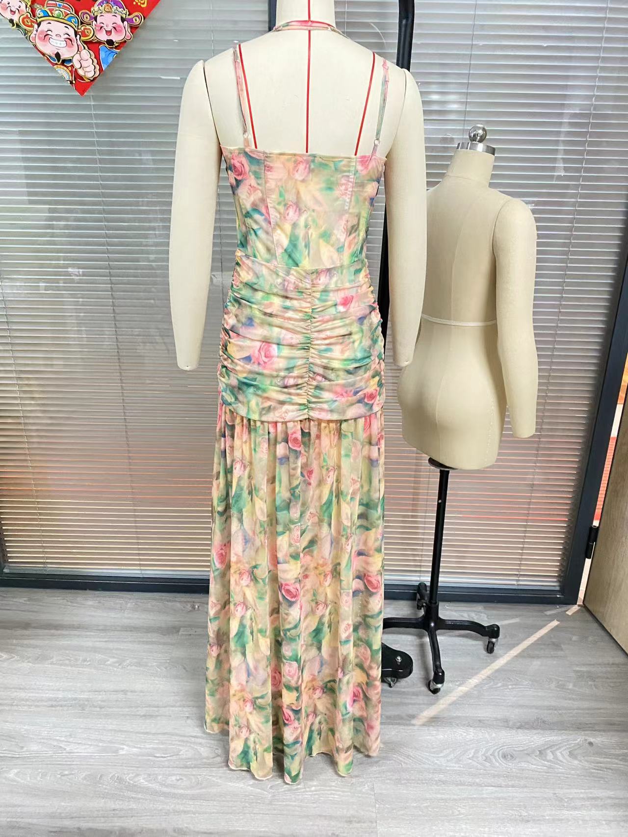 Hot Girl Print Holiday Casual Dress