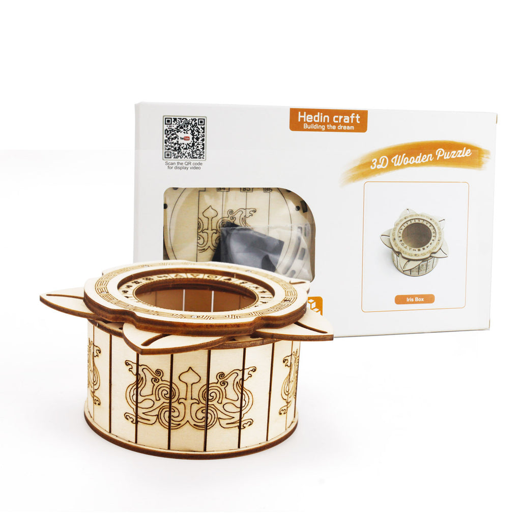 Wooden Mechanism Box Puzzle Toy