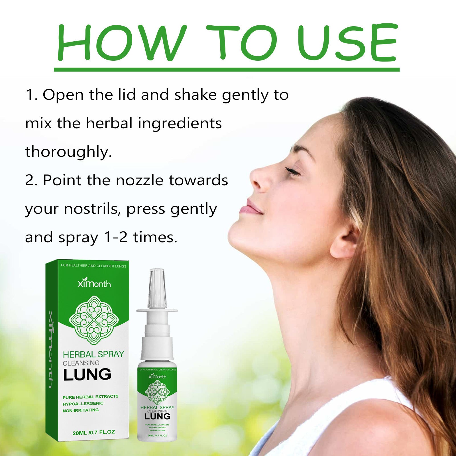 Nasal Discomfort Clean The Nasal Cavity Body Care Spray