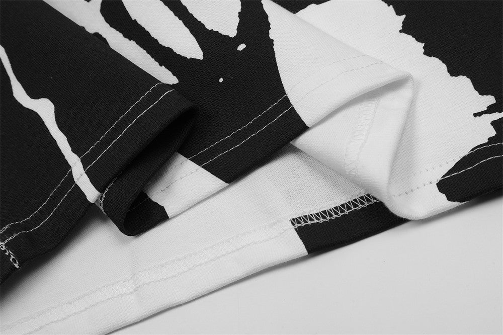 Creative Design Printed Short-sleeved T-shirt For Men