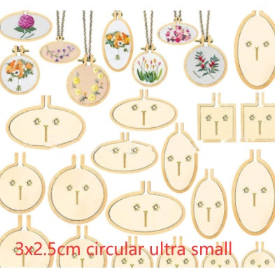 Wooden Mini Embroidered Stretch Jewelry