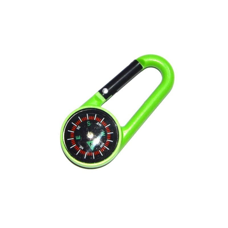 Outdoor Plastic Climbing Button Carabiner Compass
