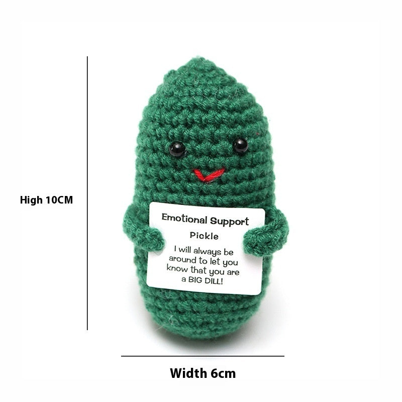 Wool Crocheted Positive Energy Potato Facial Expression Package Wool Fruit