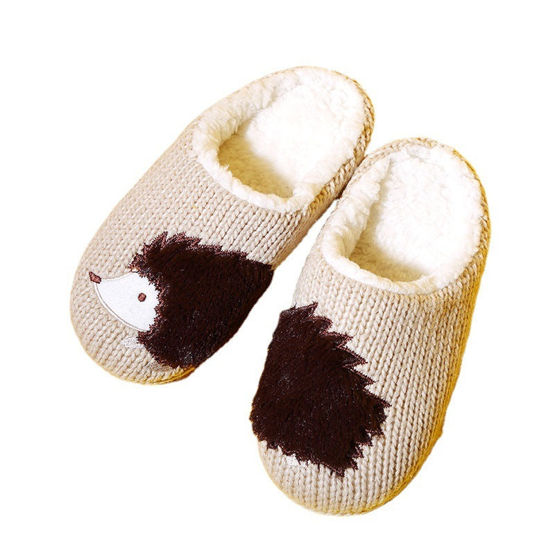 Men And Women Indoor Cotton Slippers Cartoon Cute