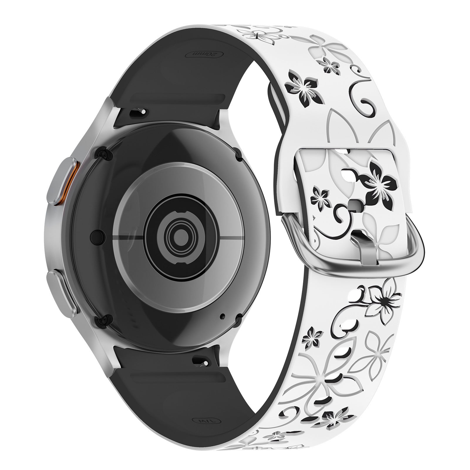 Fashion Personality Two-tone Silicon Print Strap
