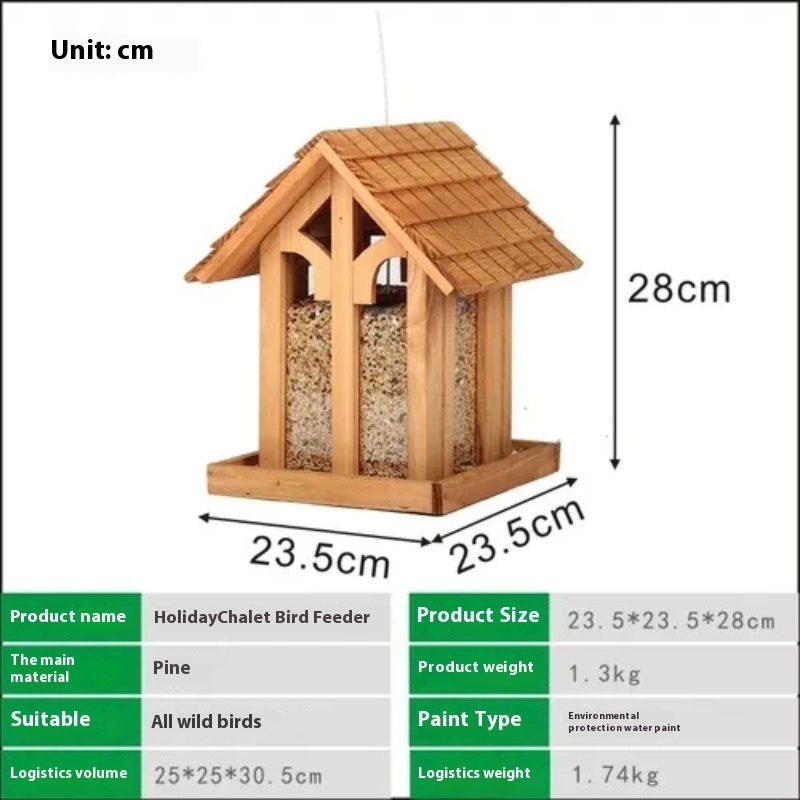 Bushi Feeder Manor Courtyard Outdoor Wooden